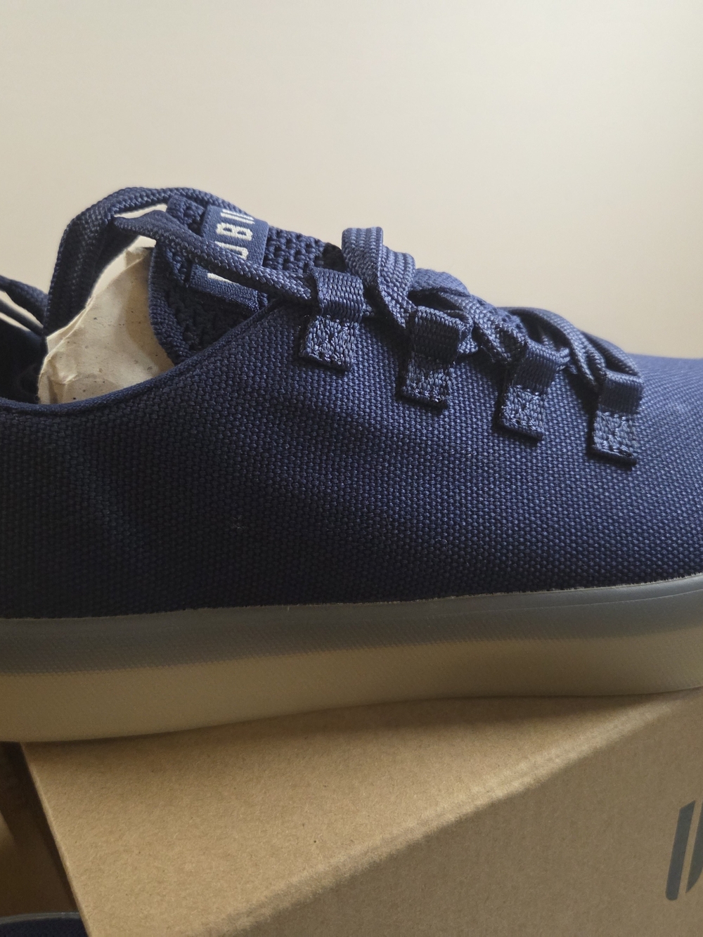NIB NOBULL RECS Canvas Indigo Low Top Lace-Up UNISEX Sneakers